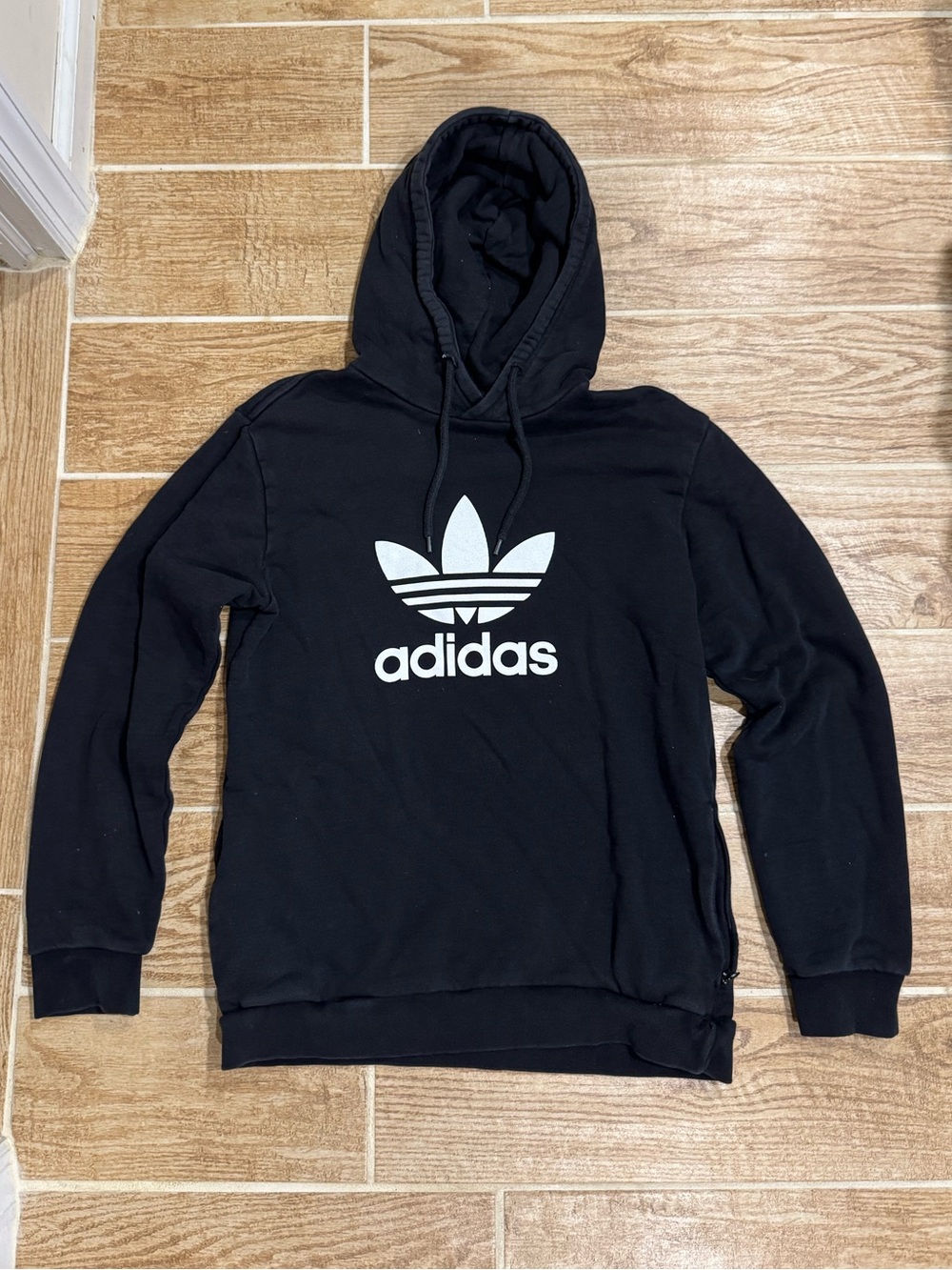 Perfect Adidas Originals black hoodie